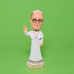 Pope Francis statue